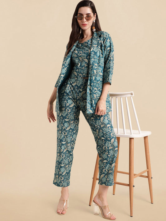 6a7ac6b9-be30-4117-903a-57b5747566651695042177050MIRCHIFASHIONDustyBlueNTealPureCottonCo-OrdsWithJacket6_1f57f722-32f5-484d-b0d2-c84451c139d5 - Ladoj