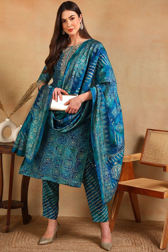 796a9fd0-0095-4ab1-8903-b1fdd69641801718336281381-KALINI-Ethnic-Motifs-Printed-Thread-Work-Straight-Kurta-With-11 - Ladoj