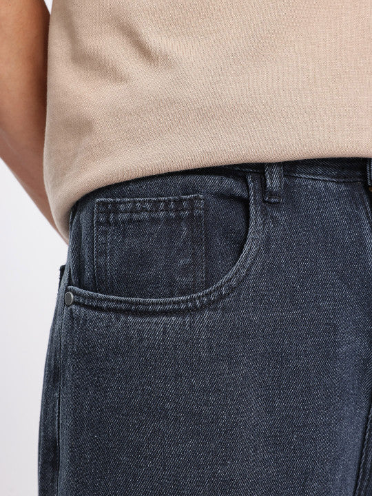 Men Baggy Fit Light Fade Jeans