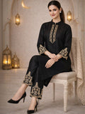 Elegant Pure Silk Kurta Set With Dupatta