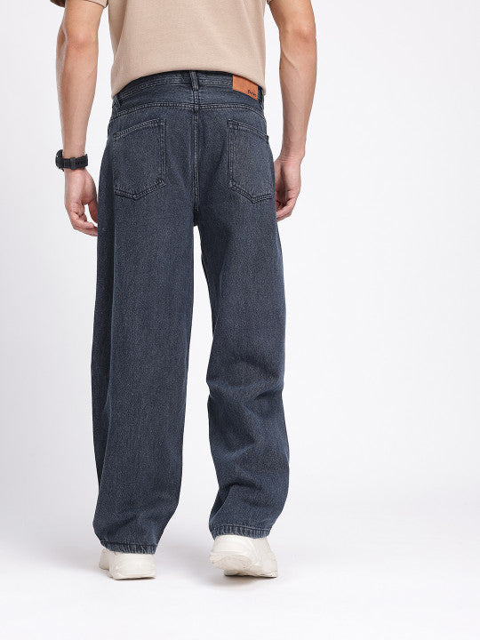 Men Baggy Fit Light Fade Jeans