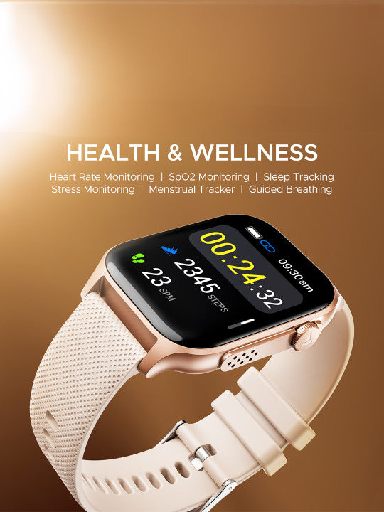 Ultima Ember Smartwatch1.96\" AMOLED Display Personalized Fitness Nudges100+ Sports Modes