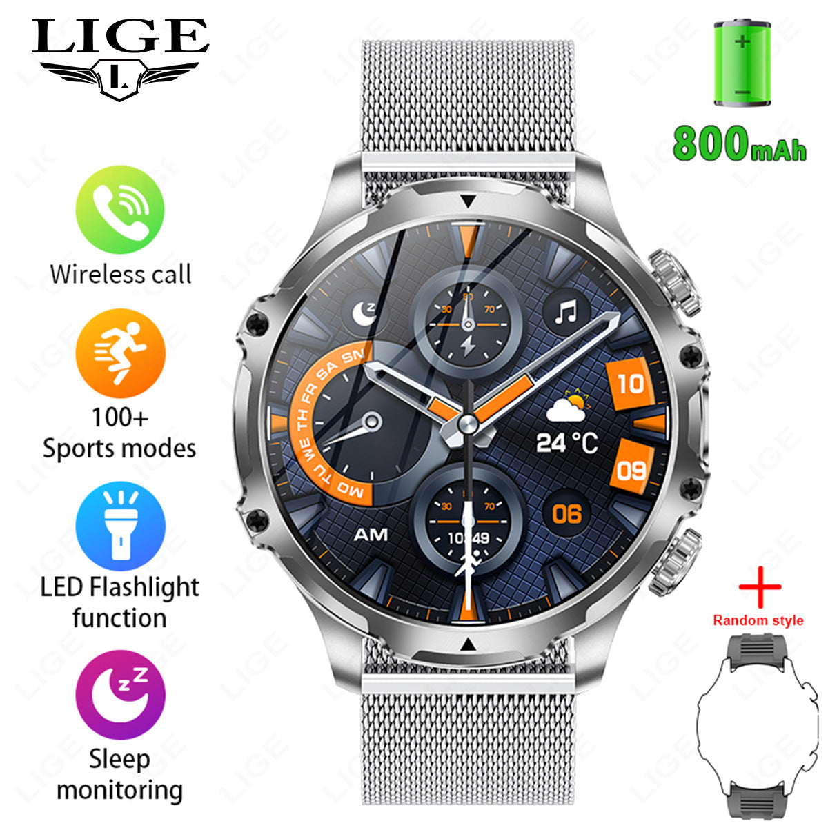 Smart Watch With Bluetooth Calling