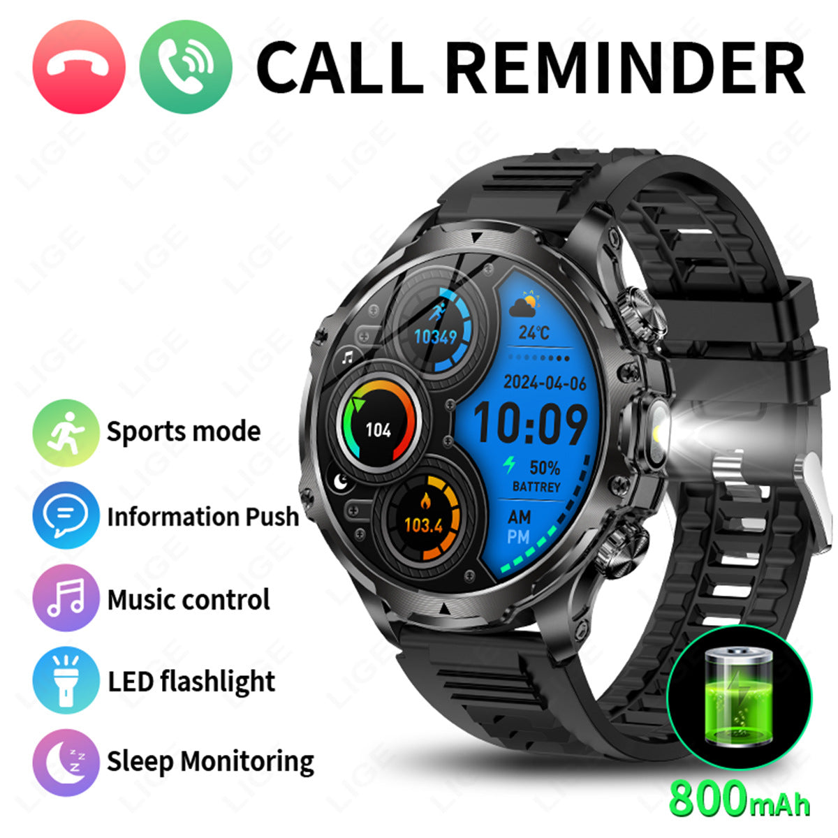 Smart Watch With Bluetooth Calling