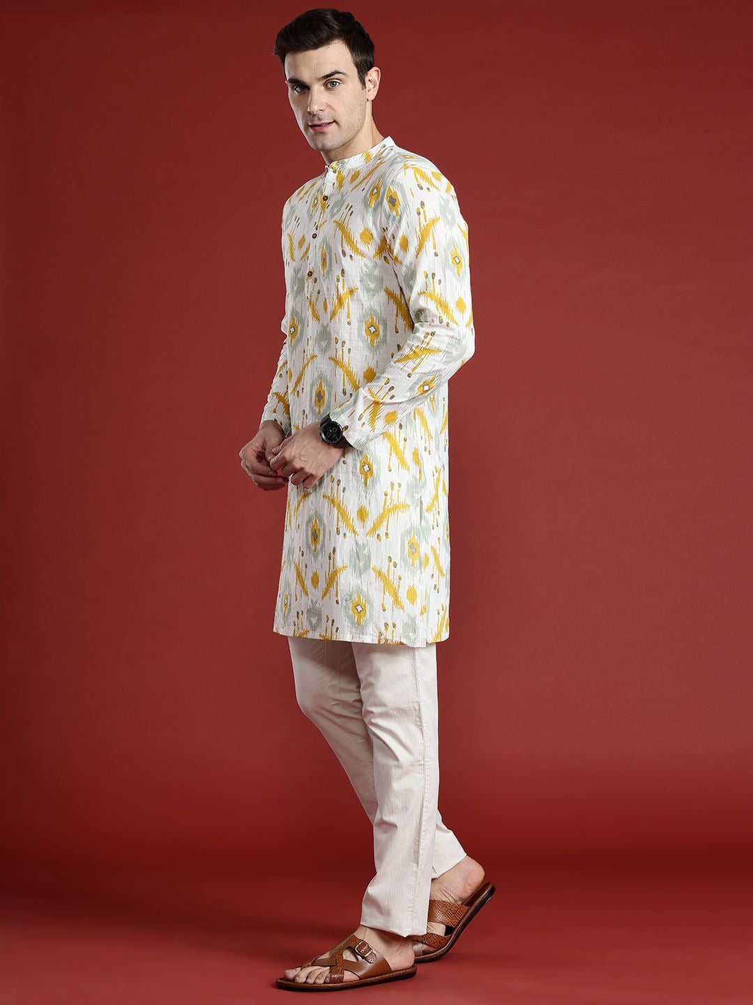 Ethnic Motifs Printed Cotton Kurta