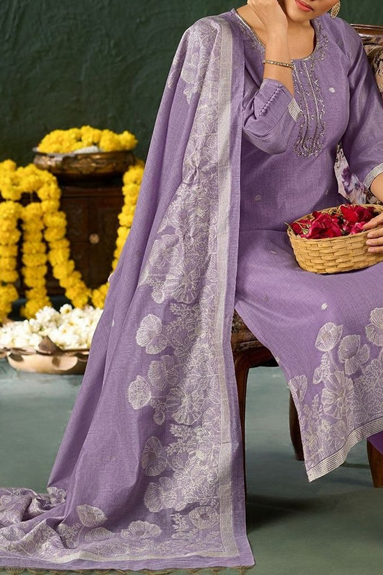 Women Floral Embroidered Regular Thread Work Kurta with Palazzos & Dupatta