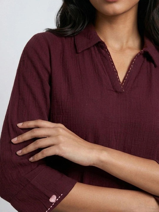 Shirt Collar Tunic