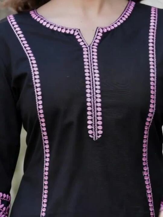 Women Embroidered Sequinned Kurta
