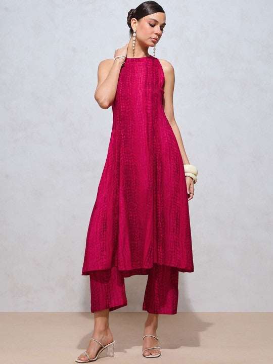 Women Printed Pure Cotton Kurta with Pyjamas