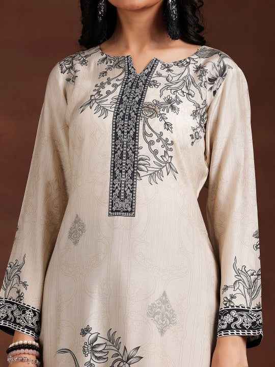 Women Floral Printed Kurta with Trousers & Dupatta