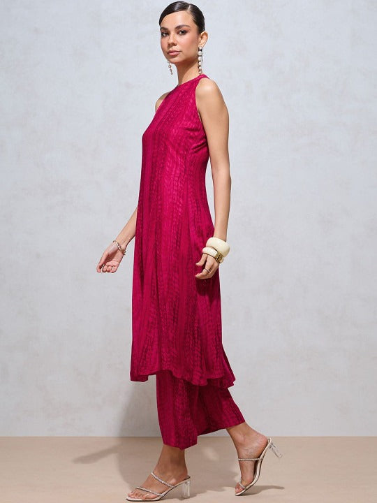 Women Printed Pure Cotton Kurta with Pyjamas