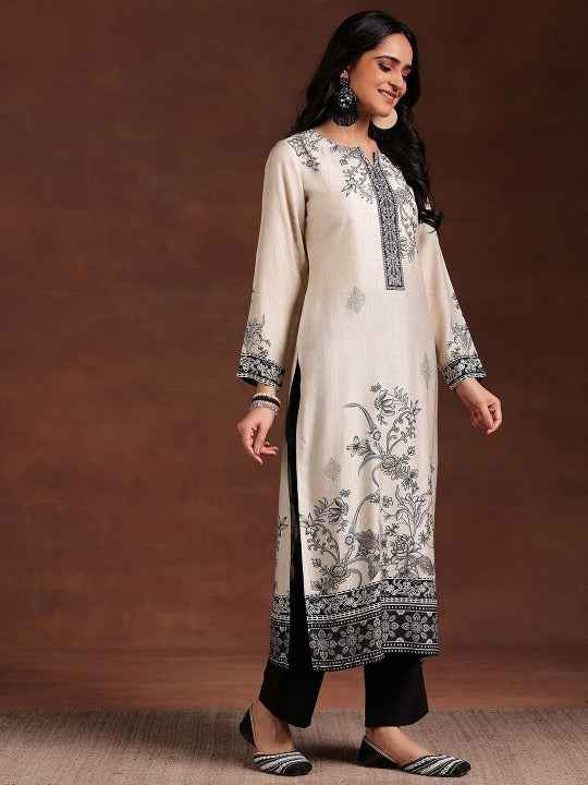 Women Floral Printed Kurta with Trousers & Dupatta