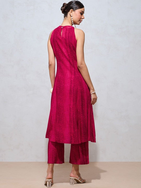 Women Printed Pure Cotton Kurta with Pyjamas