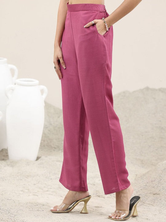 Women Floral Printed Regular Kurta with Trousers & Dupatta