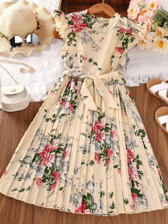 Women Floral Printed Fit & Flare Midi Dress