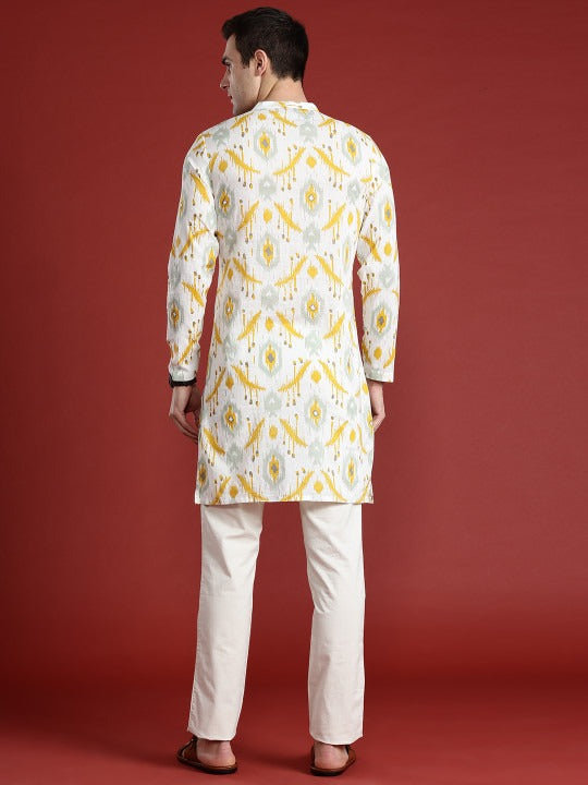 Ethnic Motifs Printed Cotton Kurta