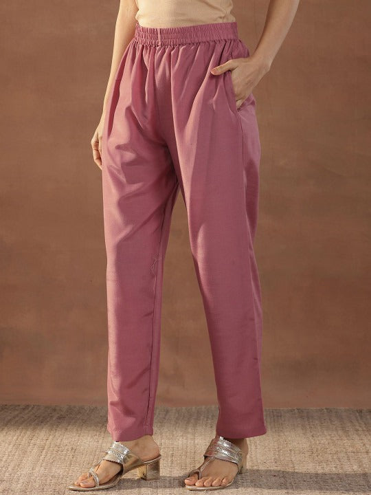 Women Floral Embroidered Regular Sequinned Kurta with Trousers & With Dupatta