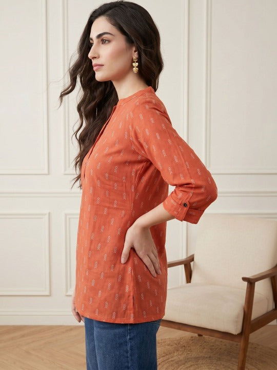 Ethnic Motifs Printed Pure Cotton Kurti