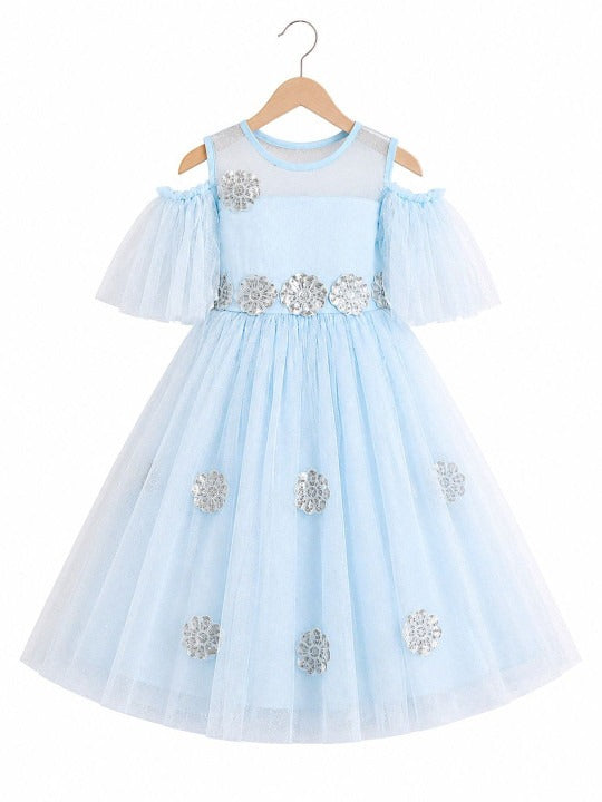 Net Maxi Dress