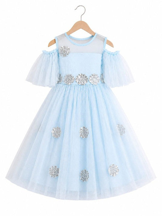Net Maxi Dress