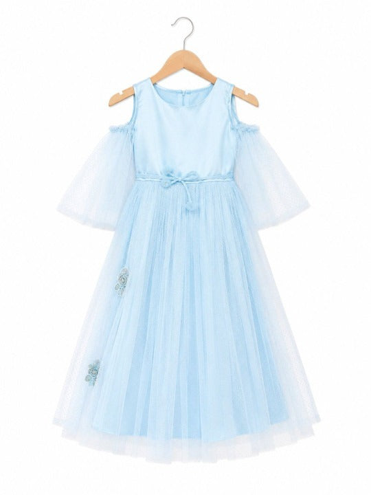 Net Maxi Dress