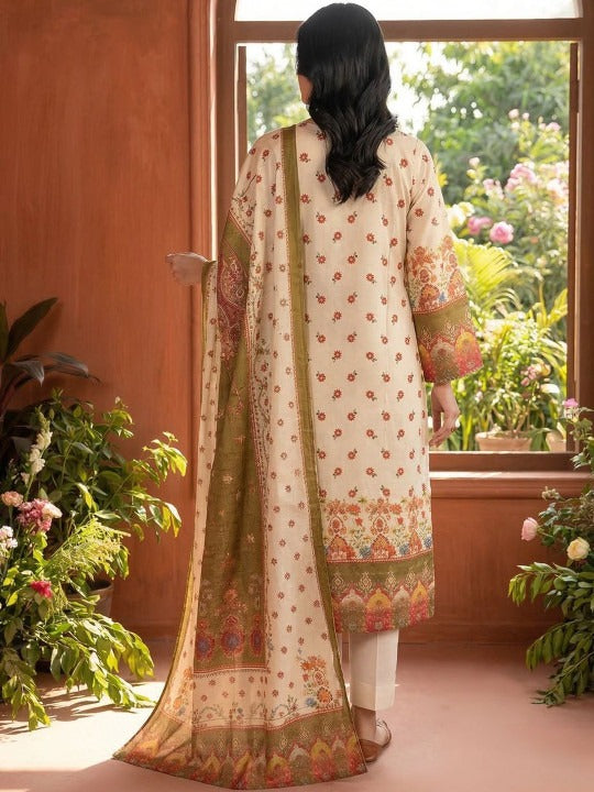 Women Ethnic Motifs Printed and Hand Embroidered Kurta Set with Dupatta