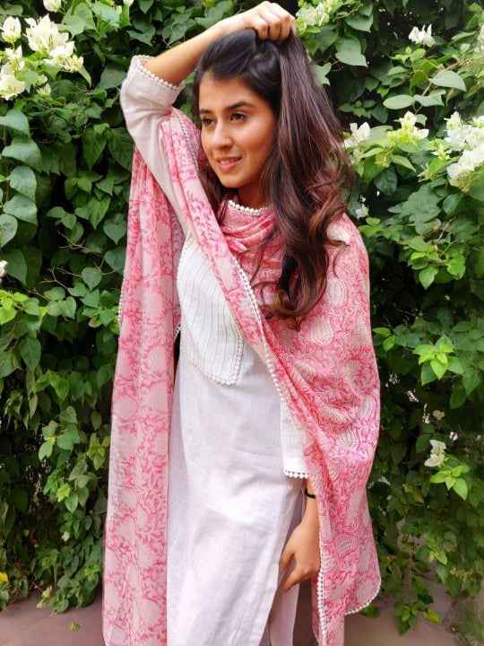 Women Ethnic Motifs Regular Kurta with Trousers & With Dupatta