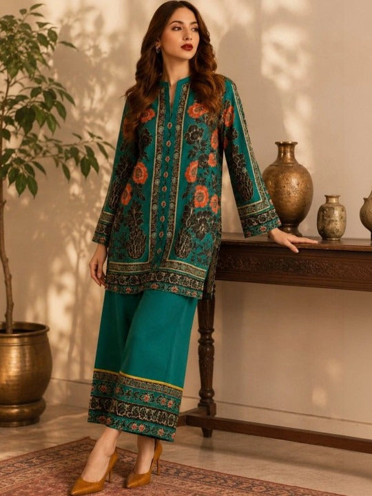 Women Ethnic Motifs Printed Regular Kurta with Palazzos