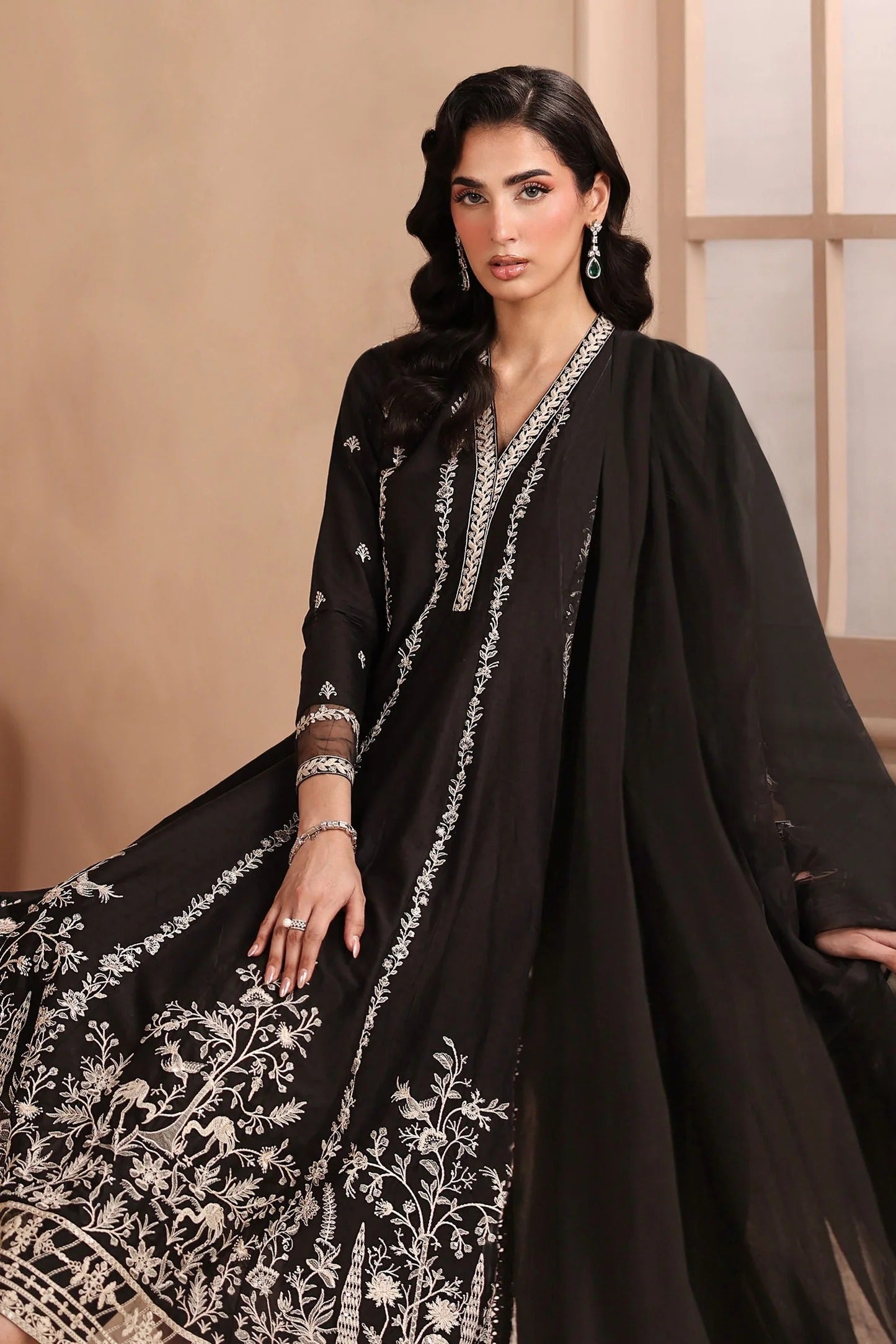 3 Piece Embroidered Lawn Suit