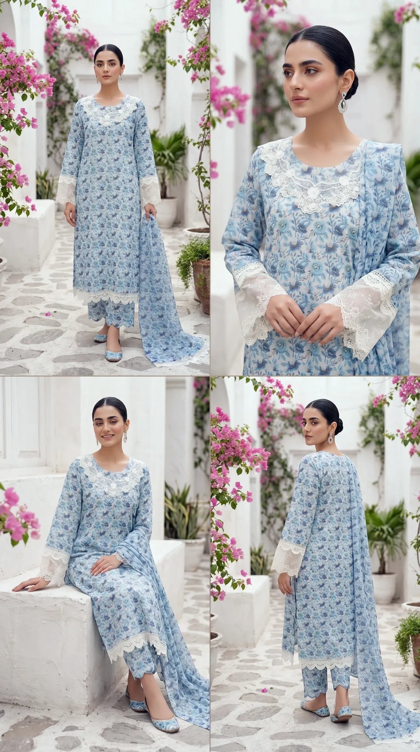 Cerulean Flora Ensemble