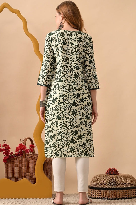 Women Floral Printed Indie Prints Kurta