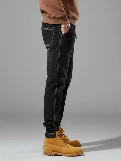 Men Jogger Fit Mid-Rise Medium Shade Jeans